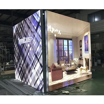 TFT systems expo 2021 trade show booth Other Trade Show Equipment metal backdrop stand tradeshow