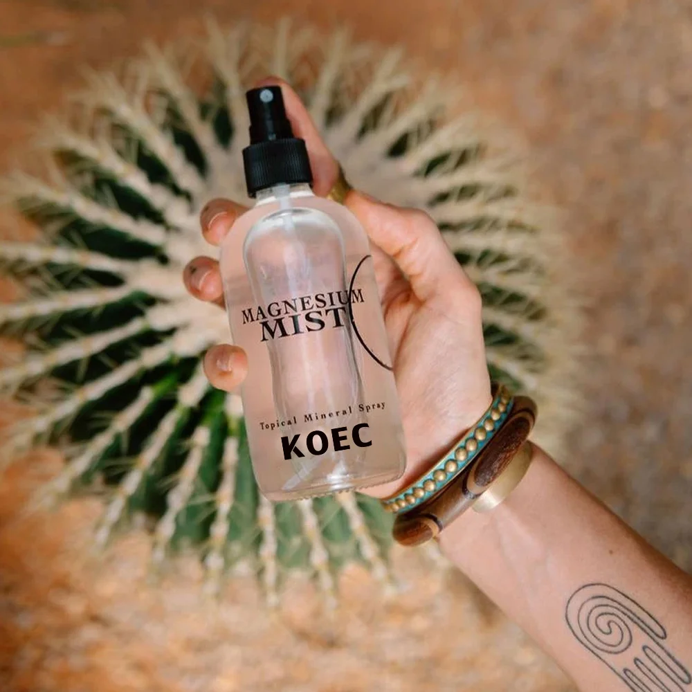 OEM Magnesium Mist Improve Health with Magnesium & Grounding Oils Recharge Relax Renew Accept Customized Logo