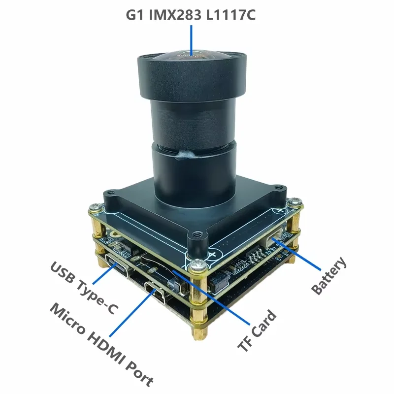 20MP IMX283 Camera Module 1 Inch Sensor WIFI Ethernet USB Camera Module 4K 60FPS UAV Aerial Photography Action Camera Module