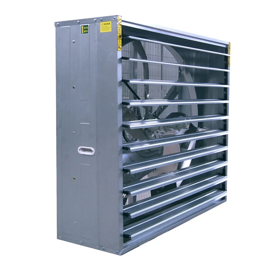 380v large stainless steel exhaust fan 56inch push-pull type ventilation cooling for poultry