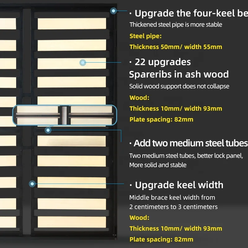 Lequan DIY Manual Murphy Bed Frame Easy Install Operation Pull-Out Floding Hidden Wall Bed Mechanism