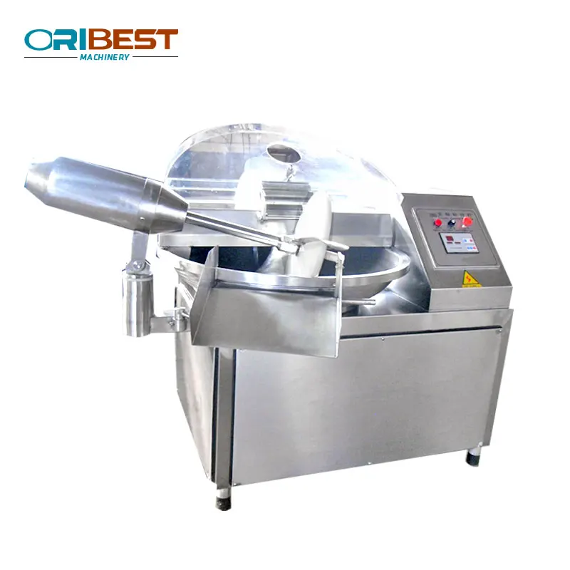 Hot Selling Two Pot Speed Small Bowl Cutter Chopper Machine Beef Meat Chopper Machine Meat Bowl Cutter For Meat And Vegetables