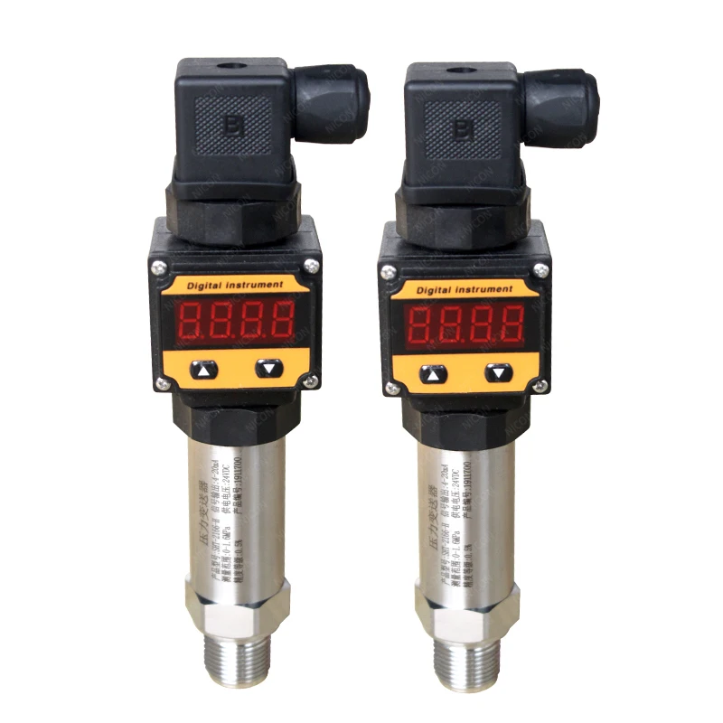 NICON connected to control instrument digital display pressure transducer compact pressure transmitter