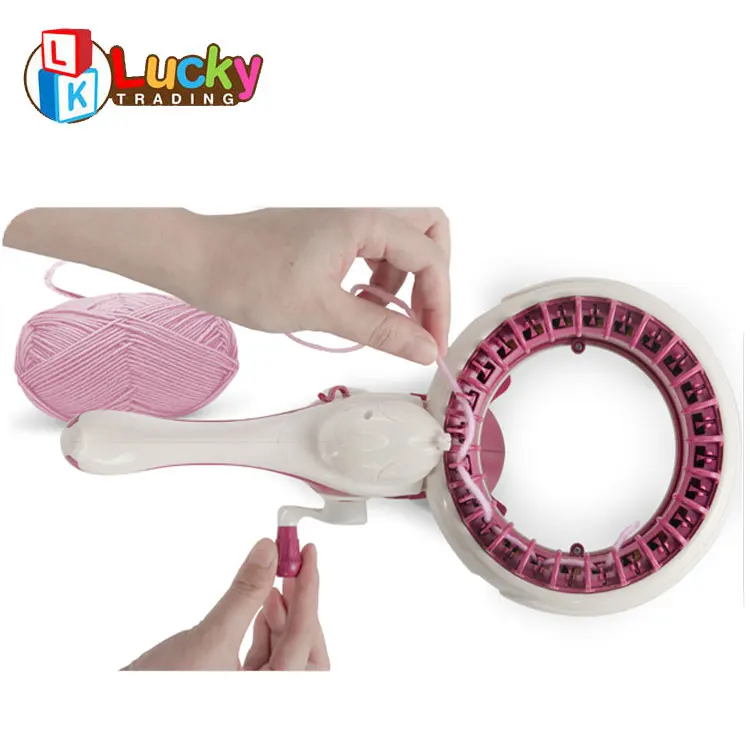 Wholesale 24 Needles Knitting Machines Hand-Operated Knitting Loom Machine for Kids and Adults