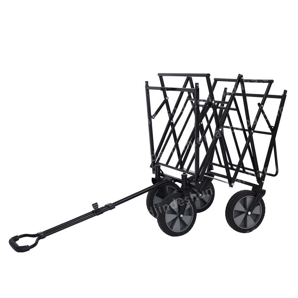 Cheap price camping foldable wagon garden folding wagon cart for outdoor  picnic garden using