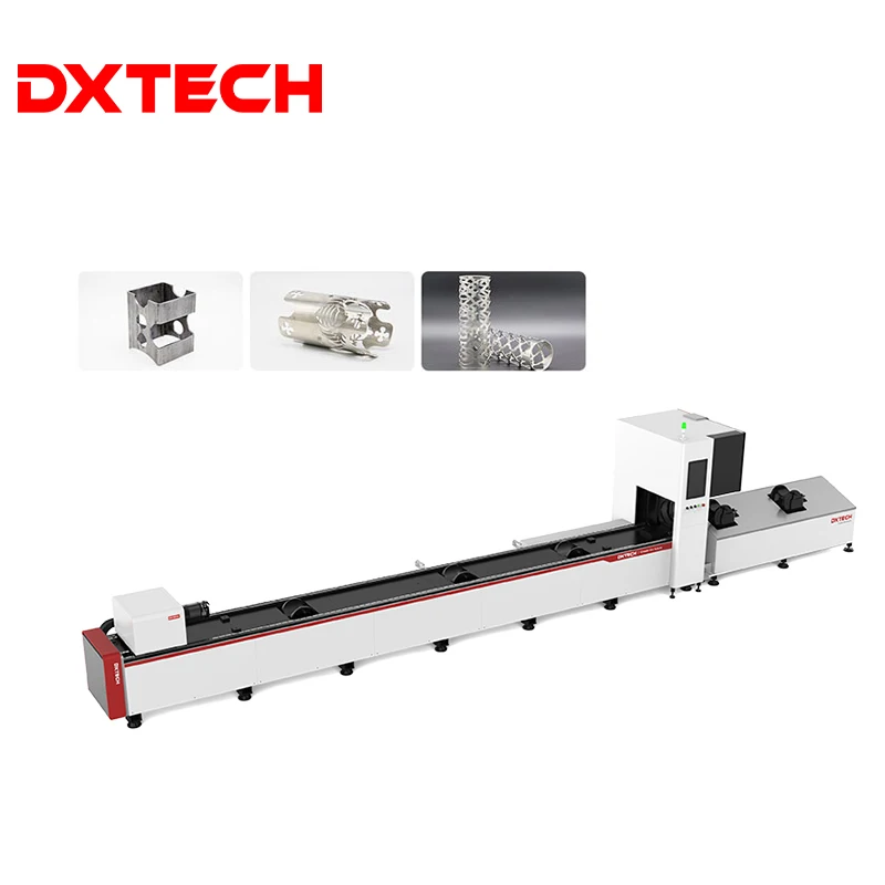 High-speed Laser Pipe Tube Cutter 2KW 3KW Square Tube Round Pipe Fiber Laser Cutting Machine