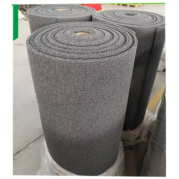 Semi Cycle PVC Coil  Pvc Coil Vinyl Wire Loop Outdoor Floor Mat Roll Carpet Without Backingd Printed Logo Floor Custom