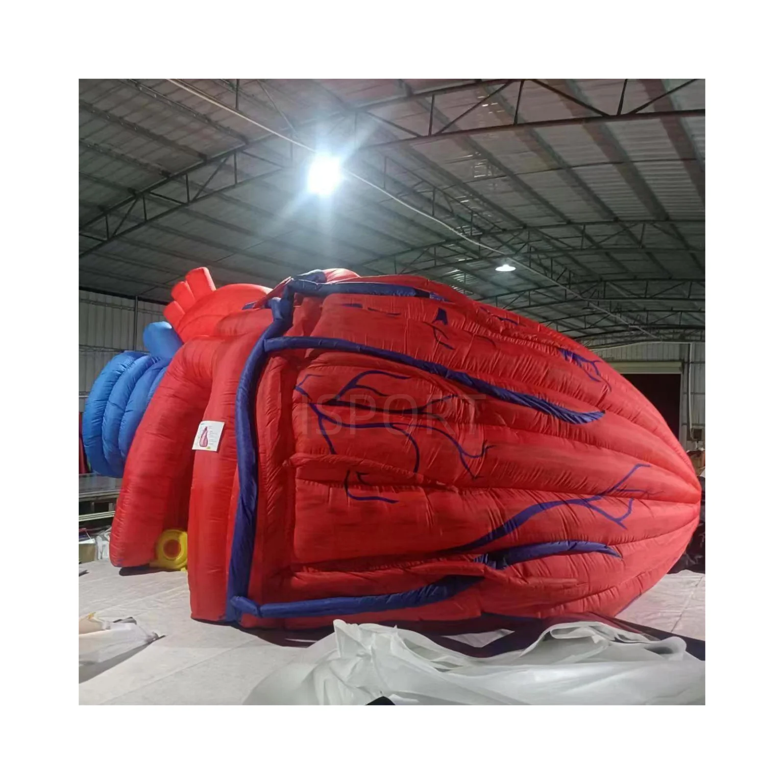 Custom giant Walk-through Inflatable Heart Tent for Health Fair for sale