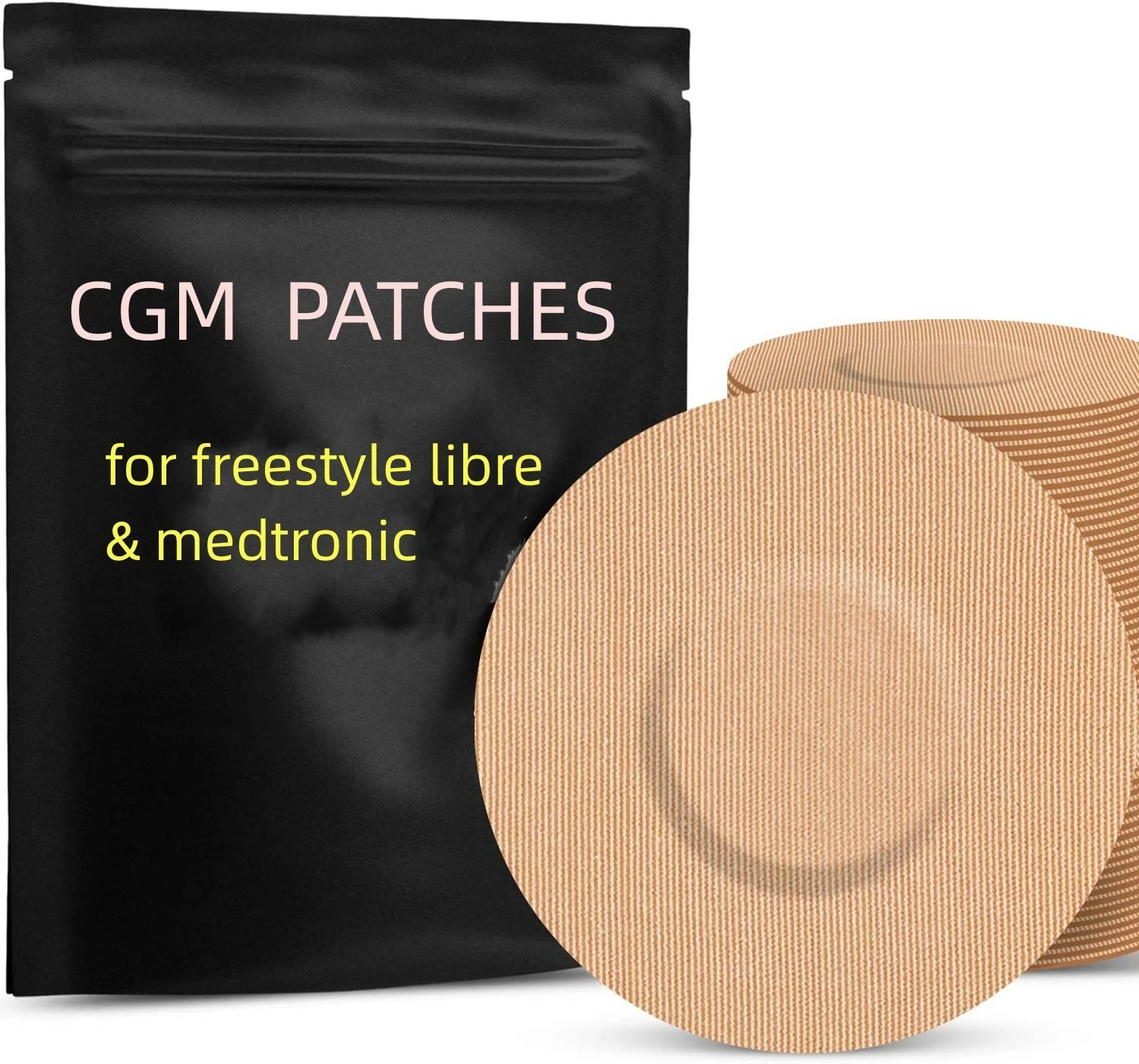 CGM Patches for Libre Waterproof & Sweatproof for 10-14 Days Pre-Cut Adhesive Tape