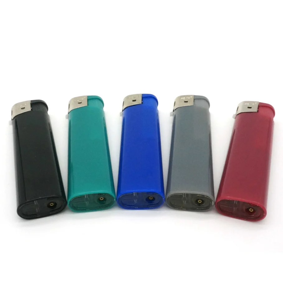 Custom Stone Color Slim Size Electric Lighter India Best Sale Butane Gas Lighter