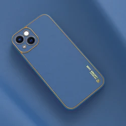 New products Mobile Accessories Luxury leather funda armor case high quality hard back cover For iPhone 14 Pro Max