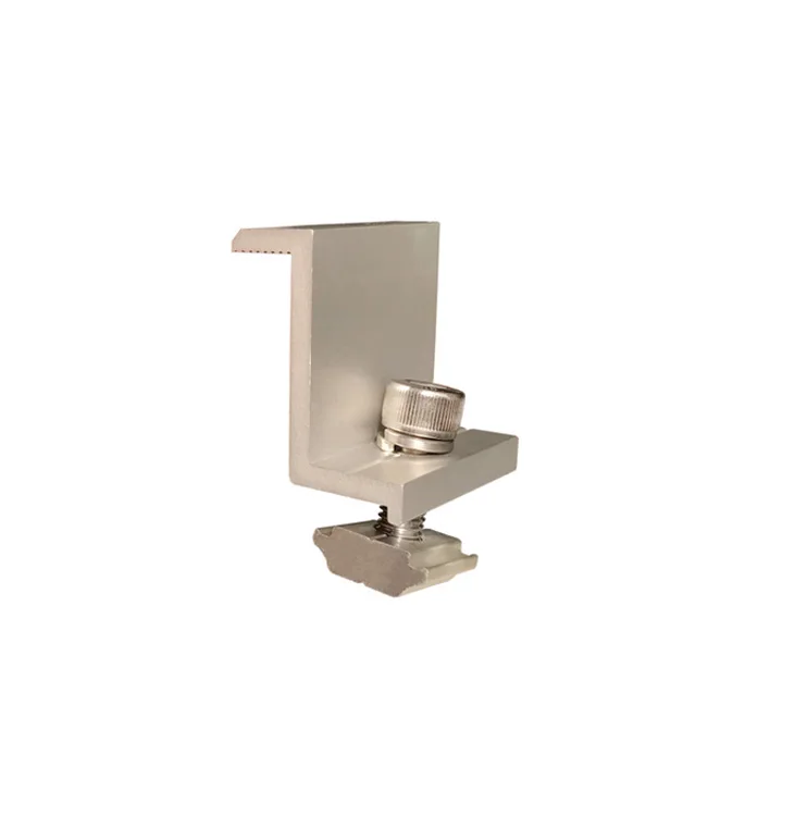 Solar mounting system structure solar pv framed panel aluminium end solar clamp