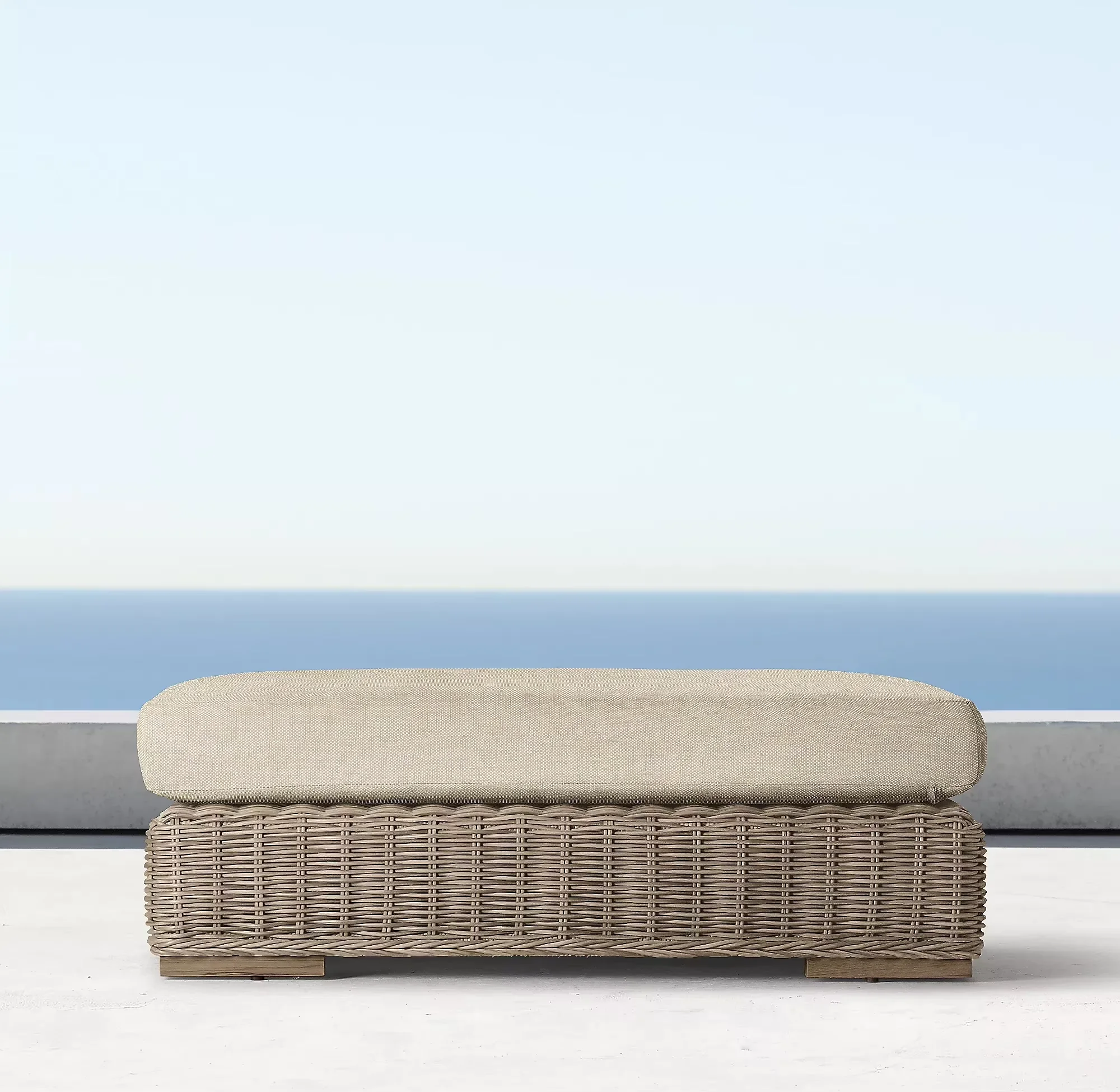 Modern Outdoor Villa Hotel Balcony Rattan Sofa Outdoor Garden Courtyard Terrace Sofa Set Furniture