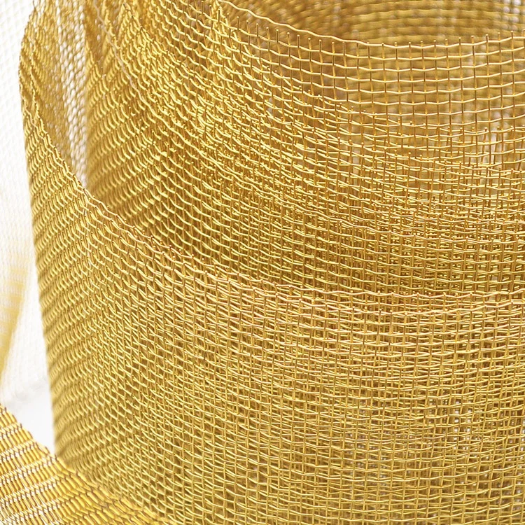 4 6 9 Mesh copper brass woven wire mesh