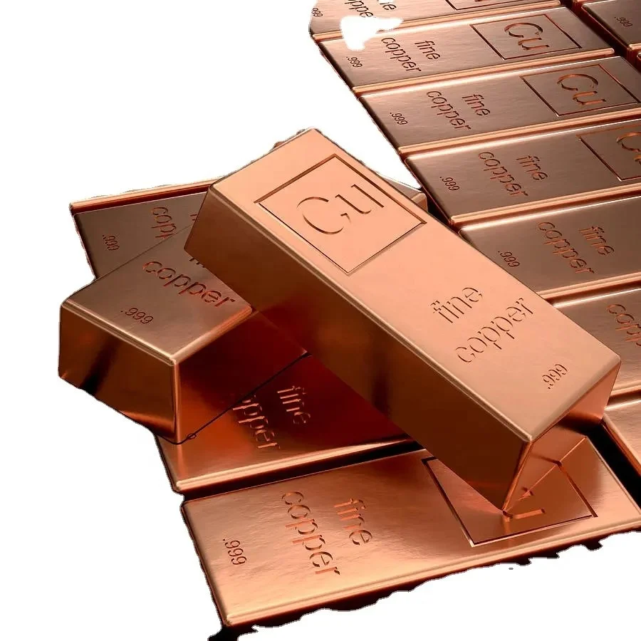 Hot Selling Pure Copper Ingots 6n Purity Top Quality Copper Ingots 99.99% Copper Ingots on Sale