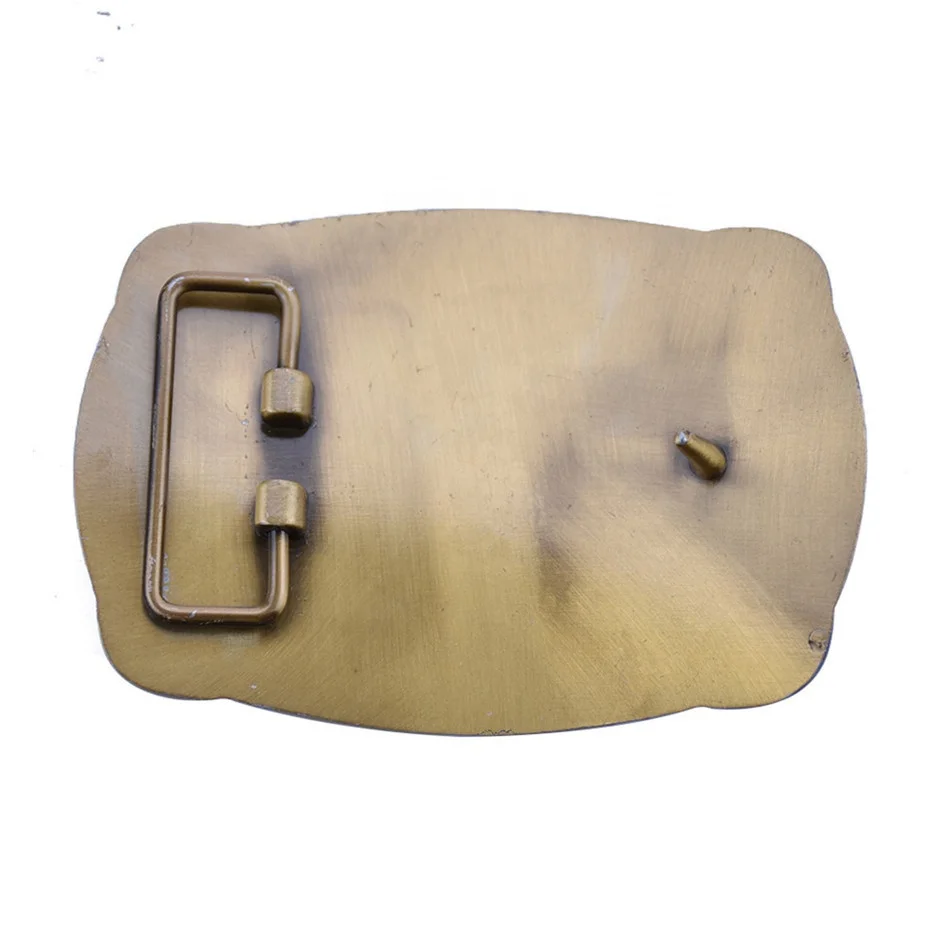 Metal belt buckle manufacturers designer  cowboy leather belt with buckle for men