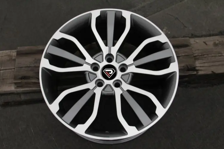 WHEELSHOME 796 SVR Velar 5 Sport Spokes Gunmetal Machined Face alloy wheel