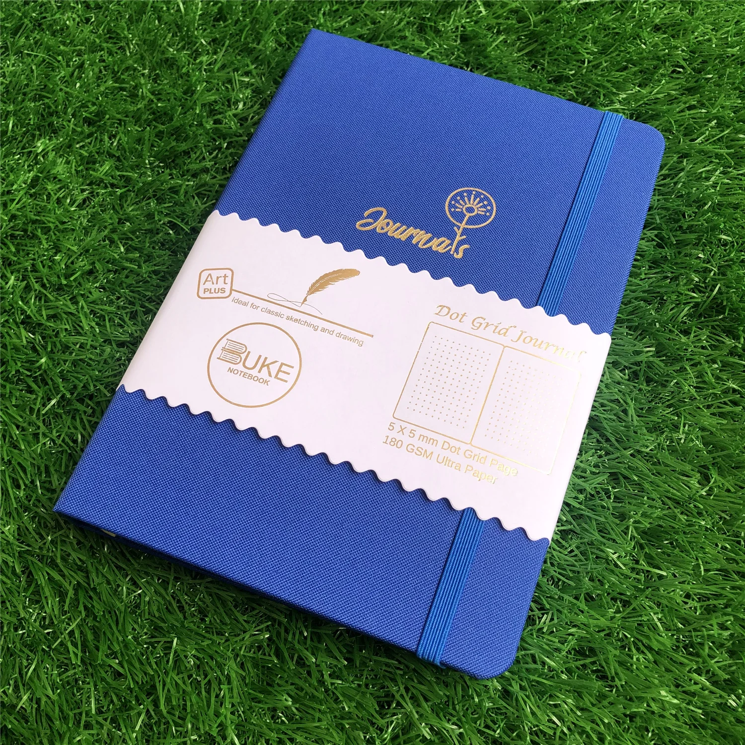 A5 Dot Grid Journal Watercolor Notebook  160 Pages 180gsm Premium Heavy Paper, No Bleed Luxe Linen Hard Cover
