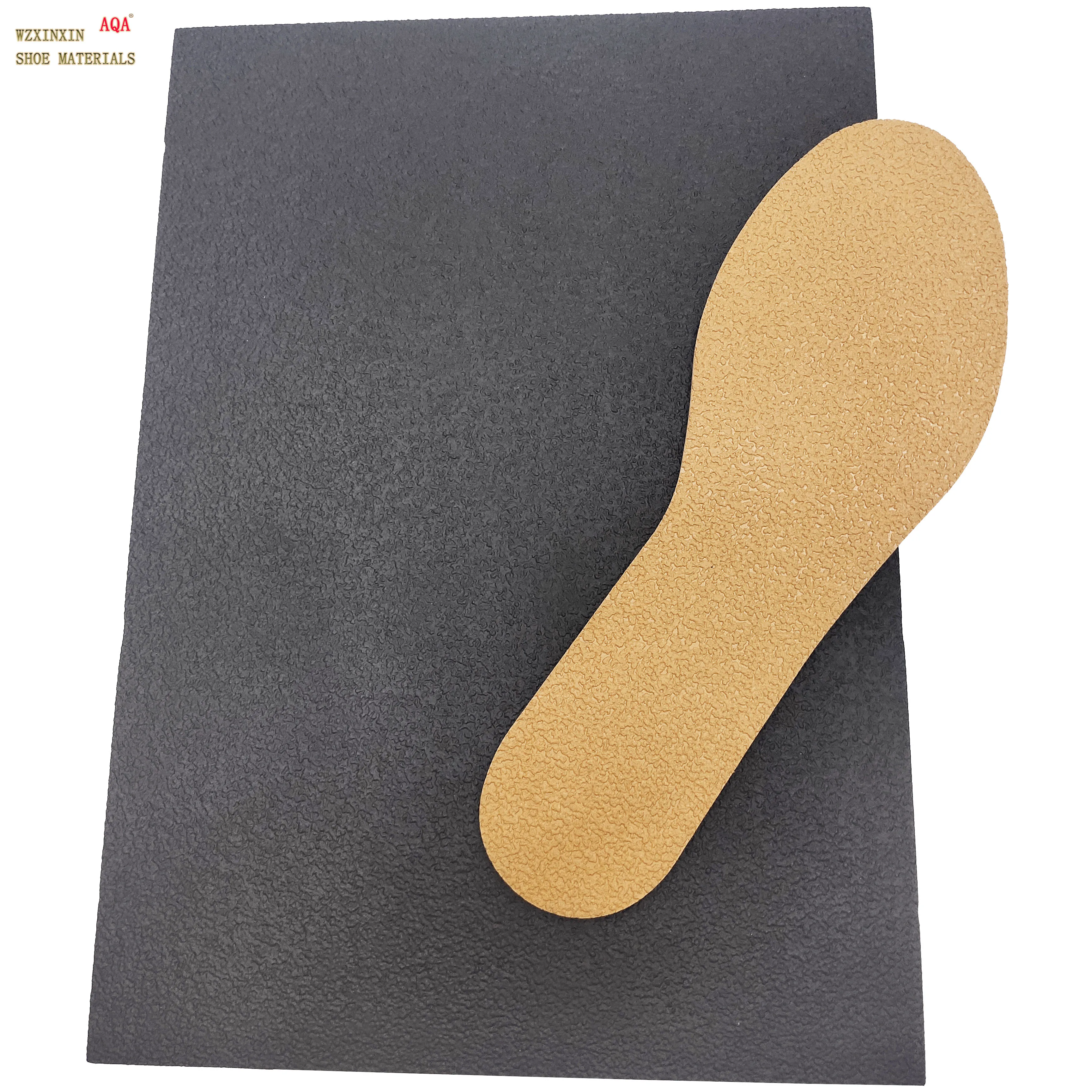 Environment  friendly recyclable material rubber sheet various design outsole sheet for slipper and sandals
