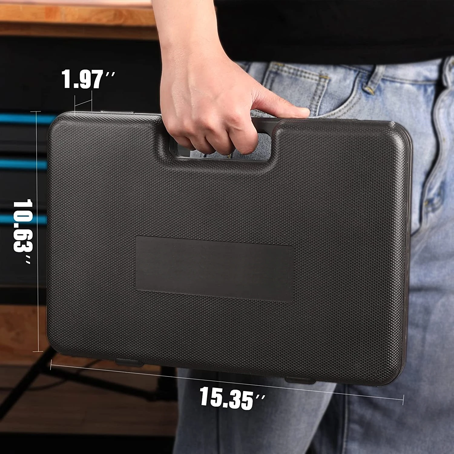 58 PC Super  Universal Gun Cleaning Kit With Blow Mold Case gun brush set