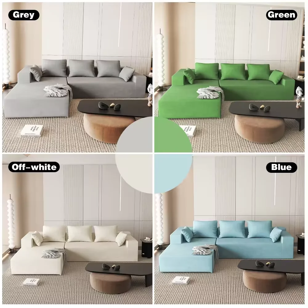 Customize sectional Modular sofas White combination Couch Living Room I/L-shape Sofa bed