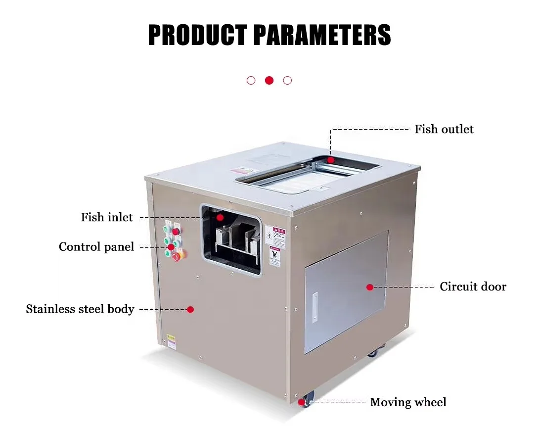 Fully Automatic Trout Catfish Tilapia Cutting Machine Salmon Slicing Machine Fish Slicer