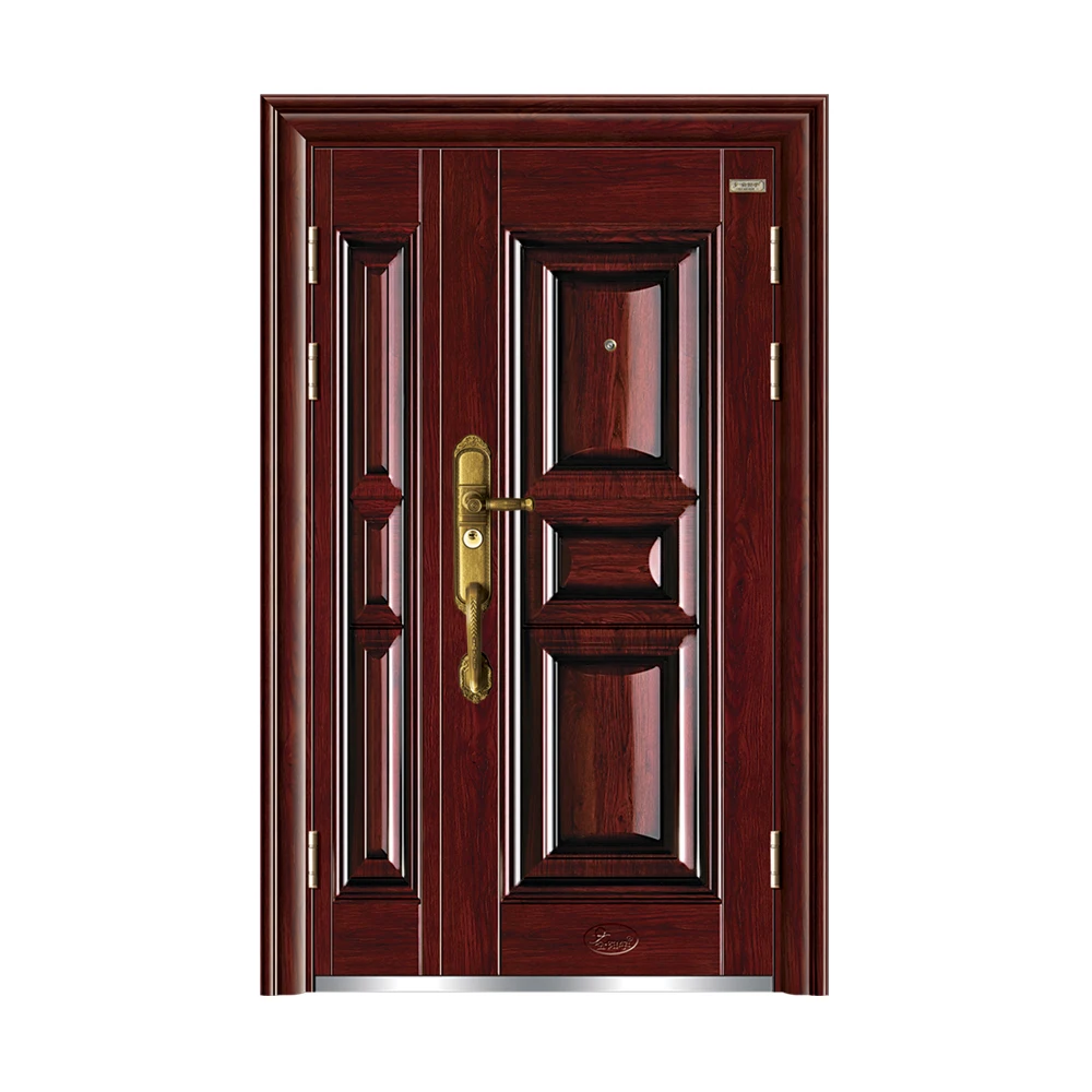 High quality classic design steel security doors residential surface fancy security door