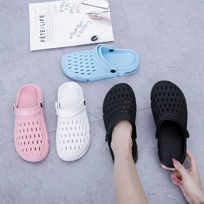  Chanclas/женские сабо с воздушной подошвой; Модные Недорогие шлепанцы; Садовые сандалии для девочек; Zapatos de