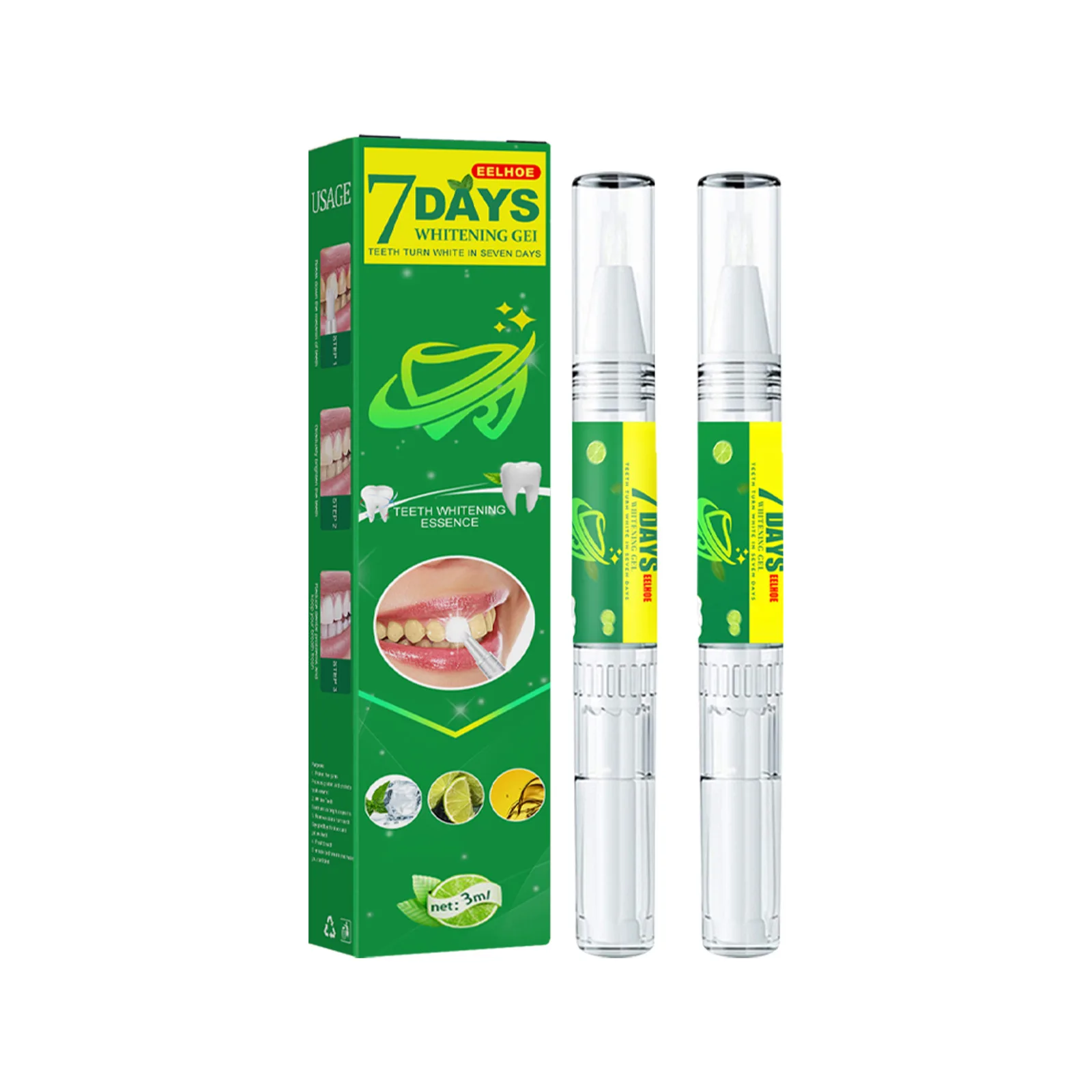7Days Fast Effective Teeth Whitening Pen Bleaching Cleansing Teeth Essence Gel Pencil For Remove Stains Fresh Mouth