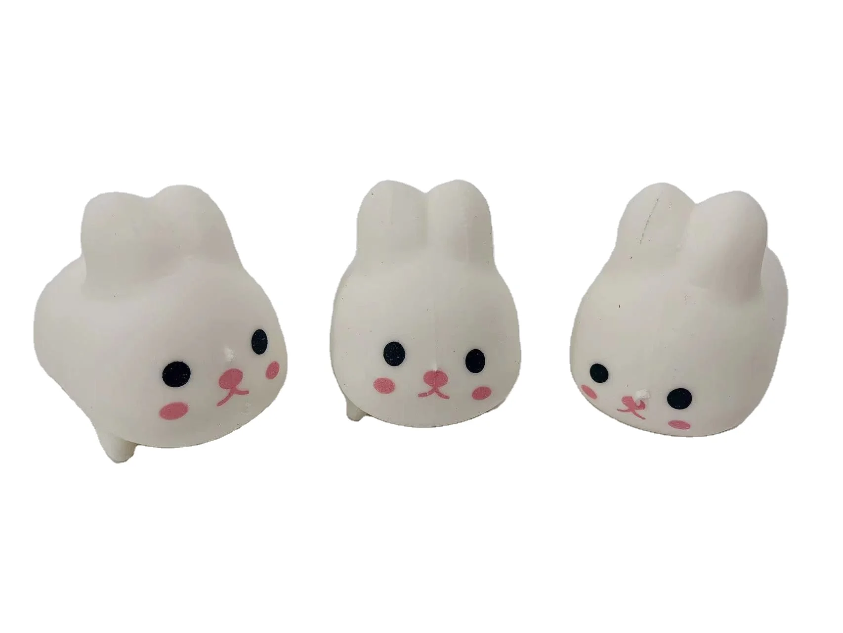 Bunny Stress Balls for Kids and Adults Cute Rabbit Dough Ball Sensory Fidget Toys for Easter Squeeze Ball Toys