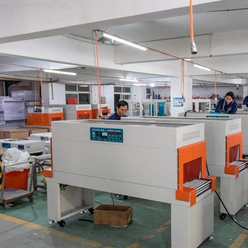 Automatic shrink tunnel packing machine film wrapping machine shrink packing machine for sale