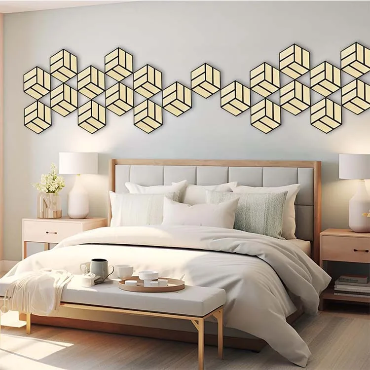 cork acoustic panel hexagon acoustic salt wall big hexagon wooden polyester hexagon acoustic panel