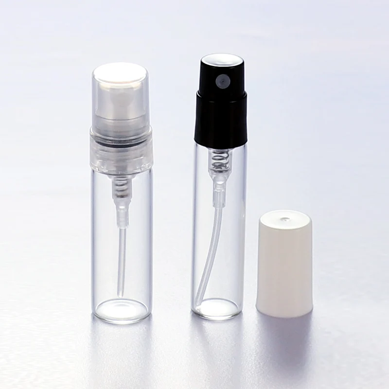 Customized Cosmetic Small Glass Vials Amber Transplant Sample Liquid Perfume Packaging Glass Vials With Dropper Sprayer