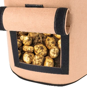 1 3 5 7 10 15 20 25 30 35 50 Gallon Felt Plant Grow Bags felt plant barrel Thickened Garden Non Woven Felt Flower Pot