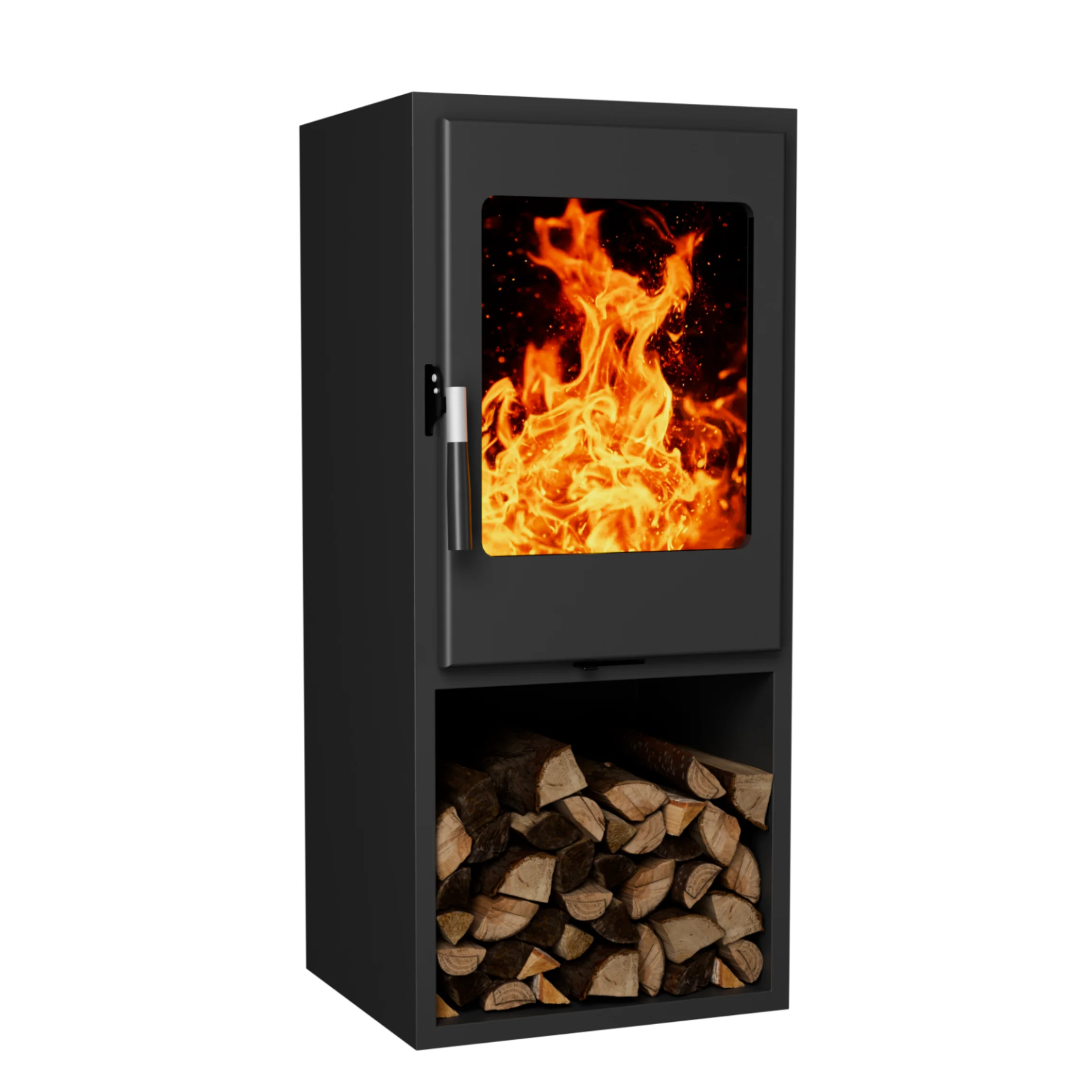 Portable Cast Iron Fireplace for Indoor Home Heating Coal Stove for Outdoor Application Wood Stove for Living Room