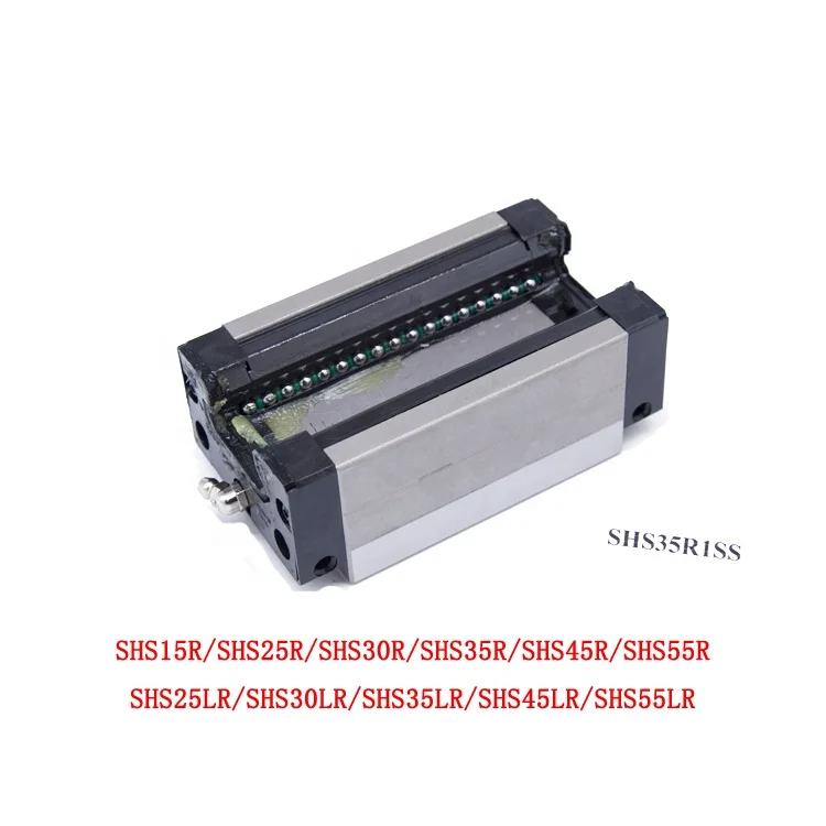 SHS-R series Japan Linear Motion Slide Guide Block and Rail Bearing For CNC Machinery SHS15R/SHS25R/SHS30R/SHS35R/SHS45R/SHS55R