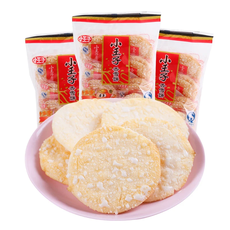 Wholesale Snacks Snow Rice Cracker Crispy Rice Biscuit