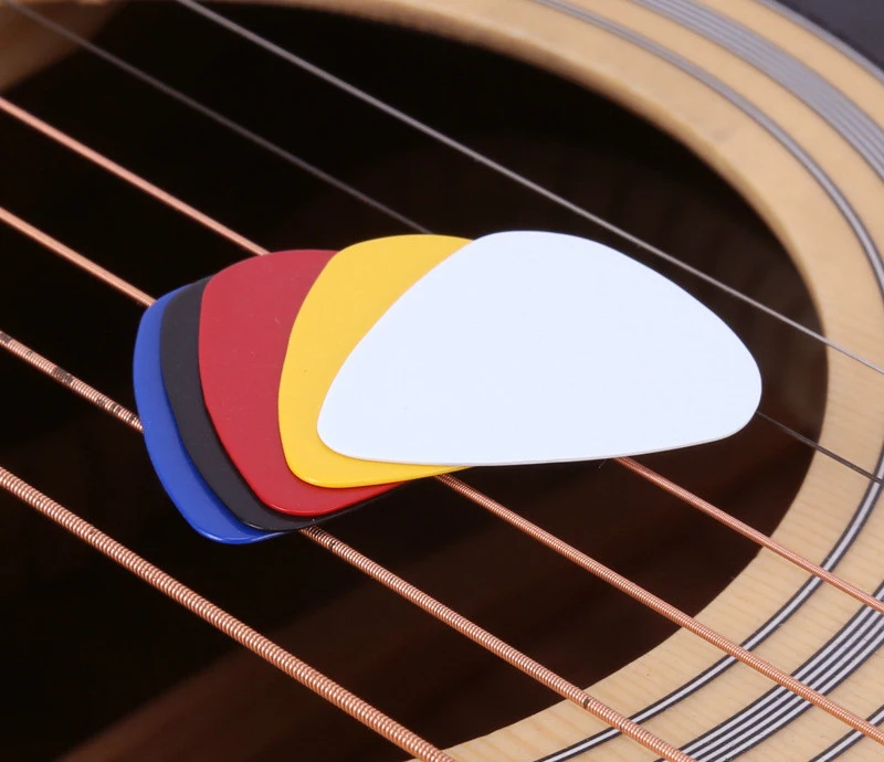 Hot Sale 0.46mm 0.76mm ABS Material Custom Colors logo OEM Guitar Pick
