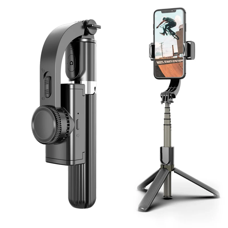 
Smartphone Handheld folding selfie stick gimbal stabilizer camera Shooting Balance Steady Selfie Stick Tripod Anti-Shake Selfie 