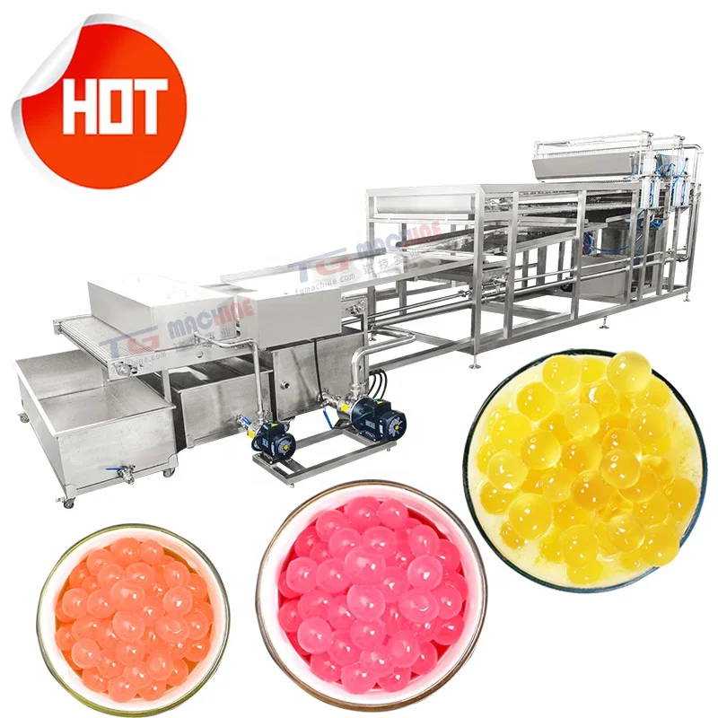 Natural fruit juice ball popping boba jelly pearls maker making machine price