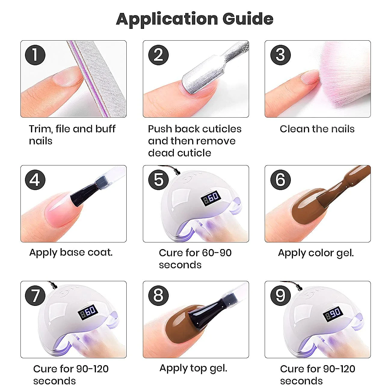 BOZLIN 6pcs Mini Gel Polish Kit 36 Colors Jelly Nude Soak Off Nail Polish OEM UV LED Gel Nail Polish Manufacturer