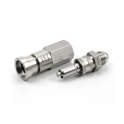Parker Тип 6000psig из нержавеющей стали высокого давления 1/4 в трубчатых фитингах корпус и шток быстросъемные соединения с запорным клапаном
