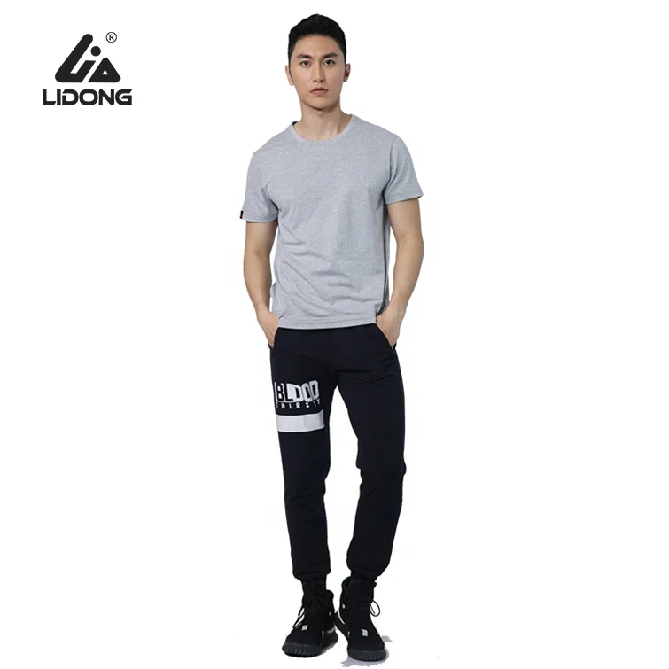 LiDong Sublimation blank fitted t-shirt wholesale custom printing Fashion casual t shirt