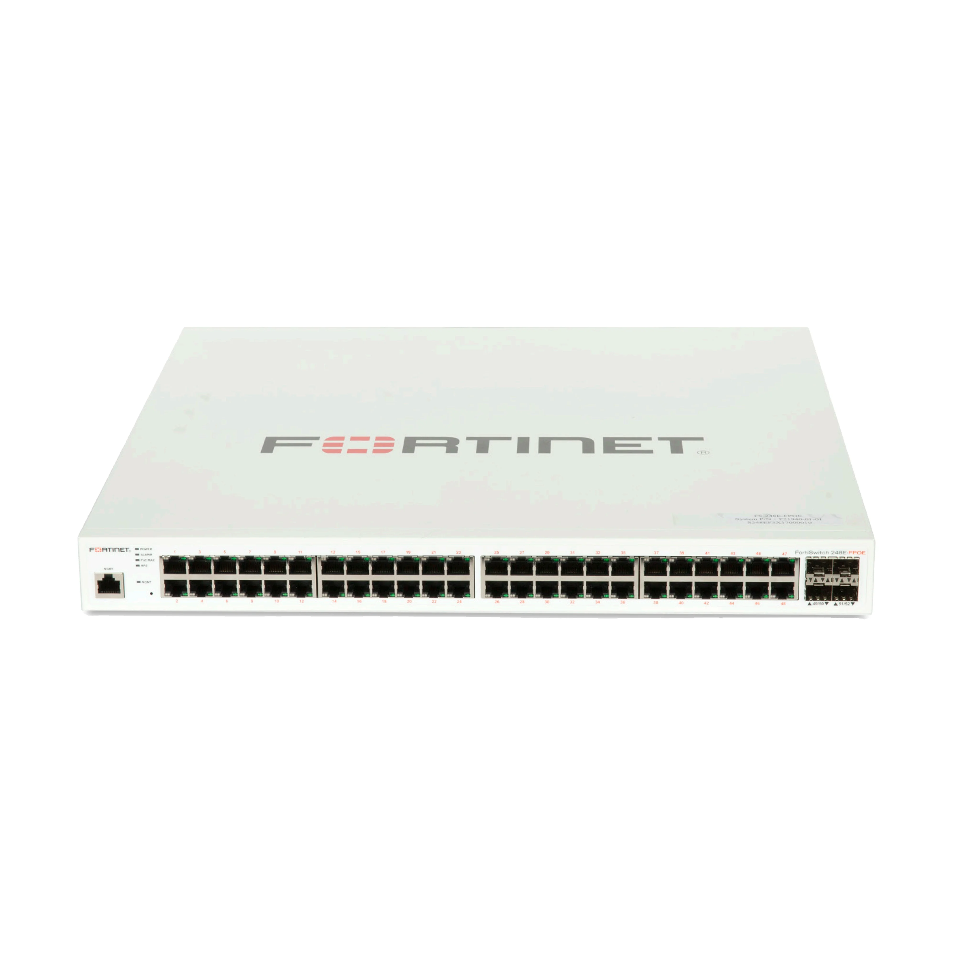 Fortinet FortiSwitch 248D 48 x GE RJ45 ports, 4 x GE SFP Layer 2/3 FortiGate Switch FS-248D FS-248E-FPOE FS-248E-POE