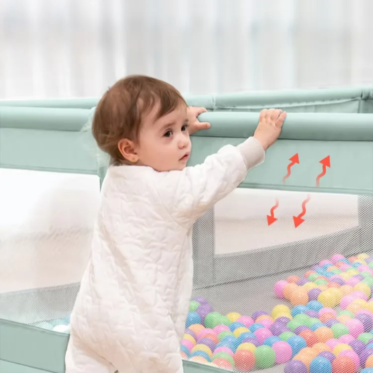 New design Baby Panel Plastic Kids Foldable Indoor Playground Trend Fence
