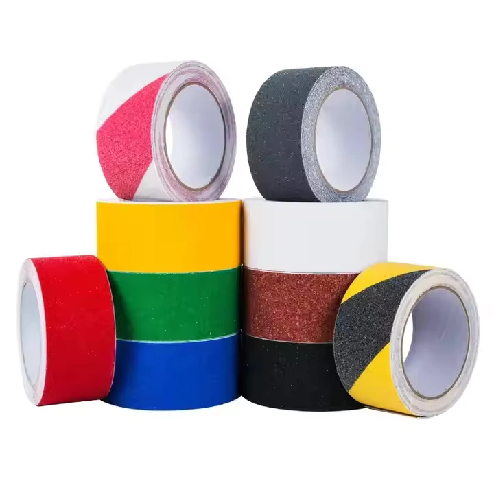 Solvent glue gray color Manufacturers Stairs Safety PVC 80 grip strong adhesive Anti-Slip tape