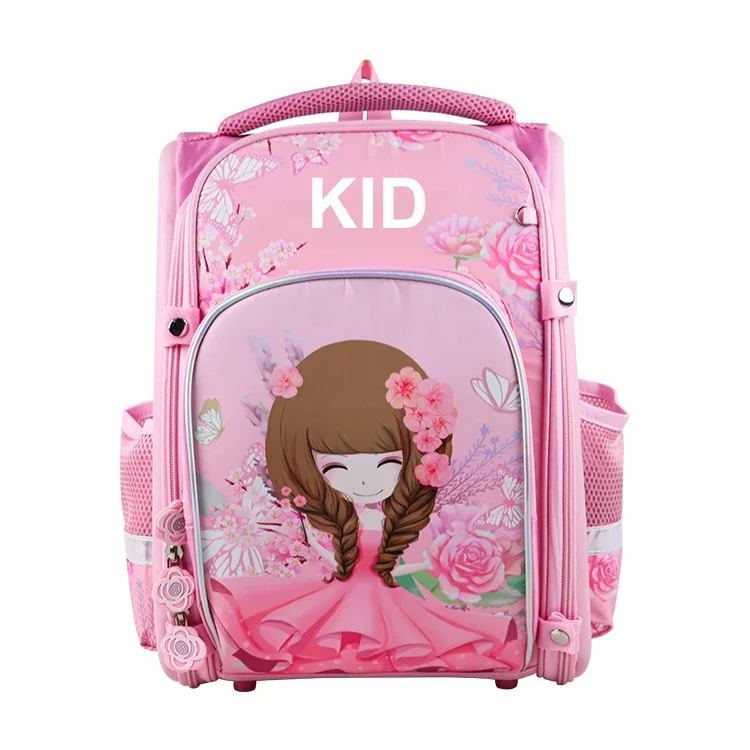 BSCI ISO LVMH Factory pink school bags for girl bag and school kids students and shoulder school backpack cheap supplier (1600134158241)