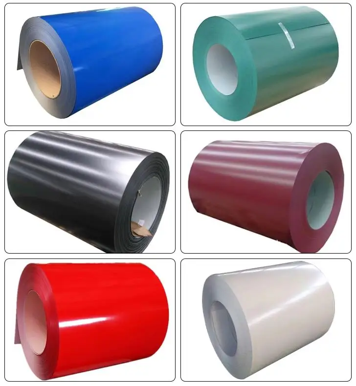 CGCC Dx51d PPGI Prepainted Galvanized Colorful Steel coil Corrugated Roofing Sheet