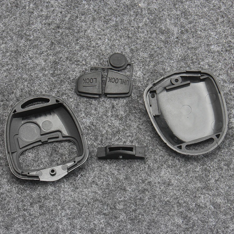 blank key car remote control keyless entry remotes key fob replacement free teeth for Mitsubishi Paiero