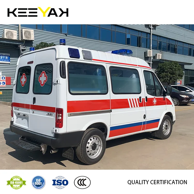 Jmc 4*2 китайский автомобиль скорой помощи госпиталь перевезти по инвалидности 85 кВт фургон 6 евро для продажи